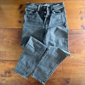 Levi's Gray Straight Leg Women's Jeans